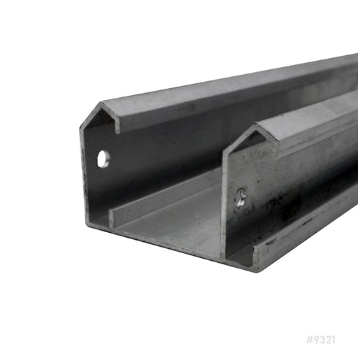 [9321] Aluminum Heavy Duty Railing Double 2m