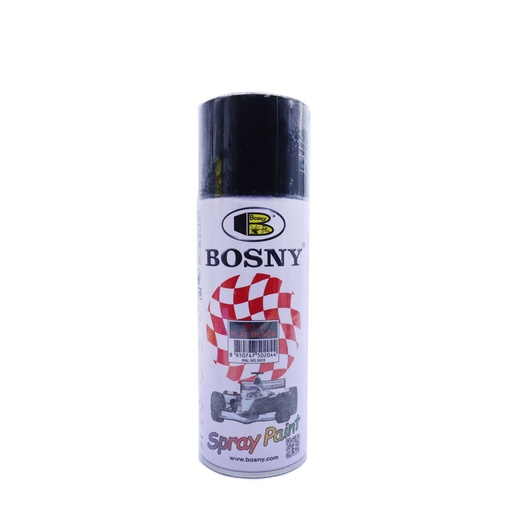[13905] Spray Paint Bosny Acrylic No. 4 Flat Black