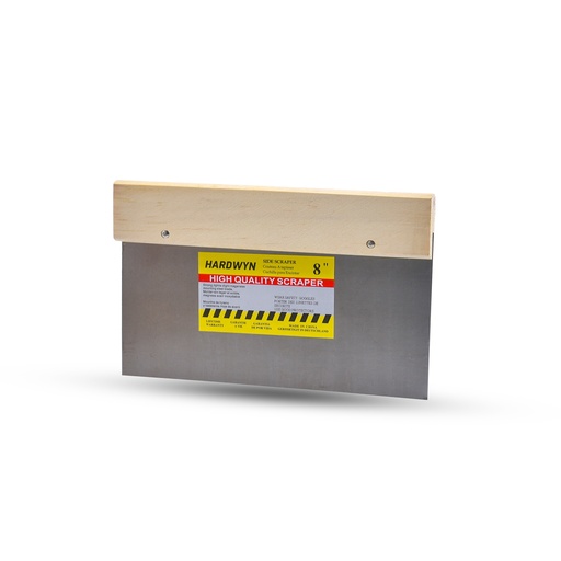 [15637] Side Scraper Wood Handle Hardwyn 8" 