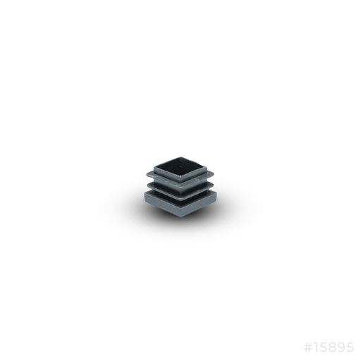 [15895] PVC Square Furniture Cap 22mm Inside