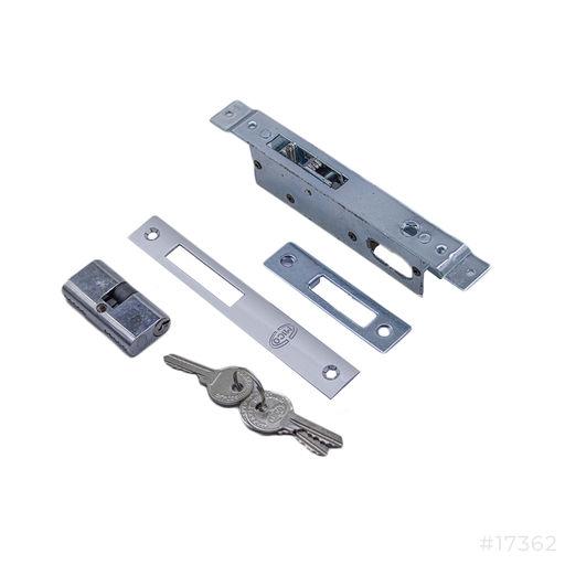 [17362] Sliding Door Lock with Cylinder 41055 Mico
