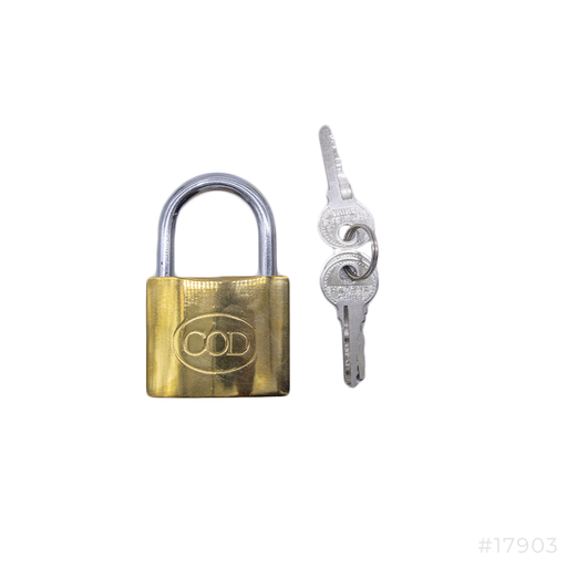 [17903] Brass Padlock 50mm Fricycod