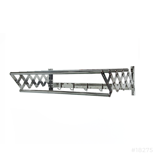 [18275] SS Extendable Towel Rack with 5 Hook
