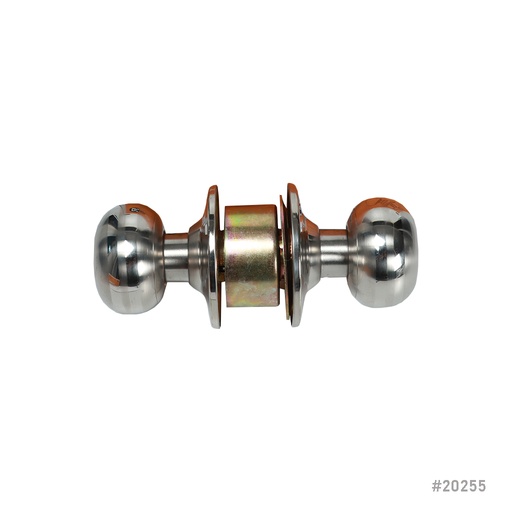 [20255] Cylinder Knob Lock 60mm 5791SS with Key Silver Guchi