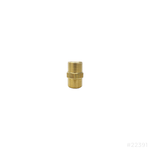 [22391] Brass Nipple Male Thread M1/2" x M1/2" B0S-050 Bcosni