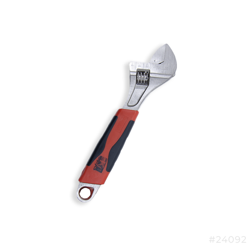 [24092] Adjustable Wrench 10" with Red Grip 1680-10
