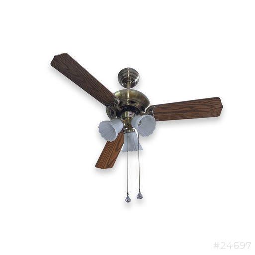 [24697] Ceiling Fan with Light F0113-42-AB