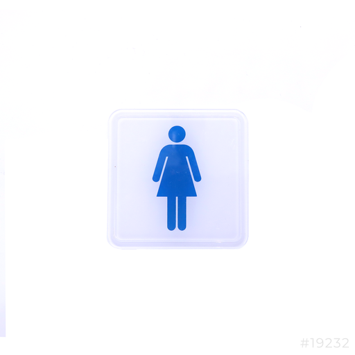 [19232] Public Sign Board Female Pop-S7060 100 X 100mm